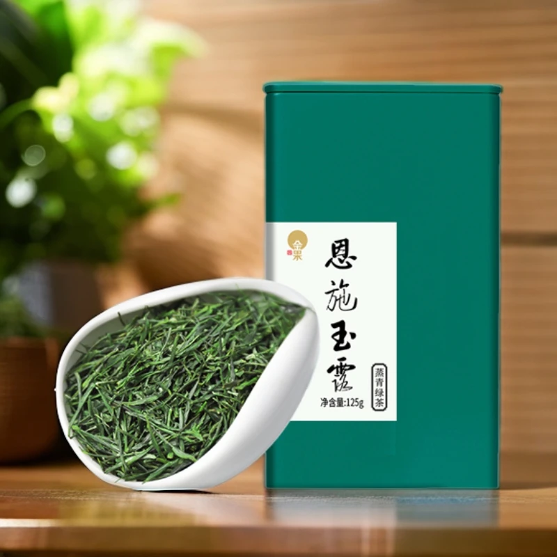 JINGUO/金果2025春茶明前恩施玉露茶茶汤青绿清香名茶125g