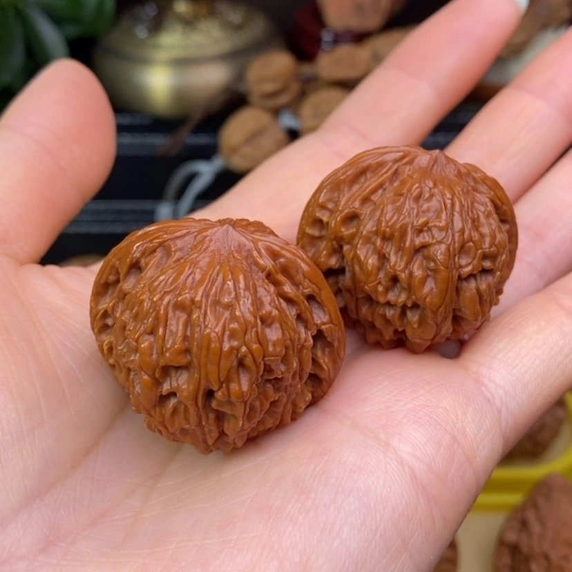 【闪购商品】文玩核桃把件磨盘