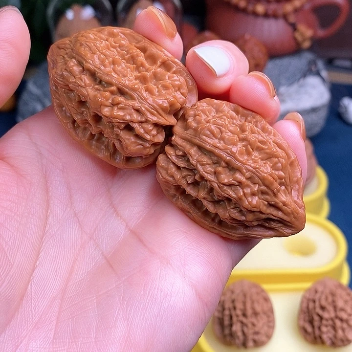 文玩核桃把件野生壁虎36