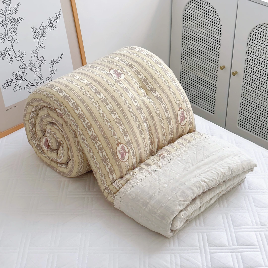 【京かわ会社】零碳针织安抚被 春日花藤