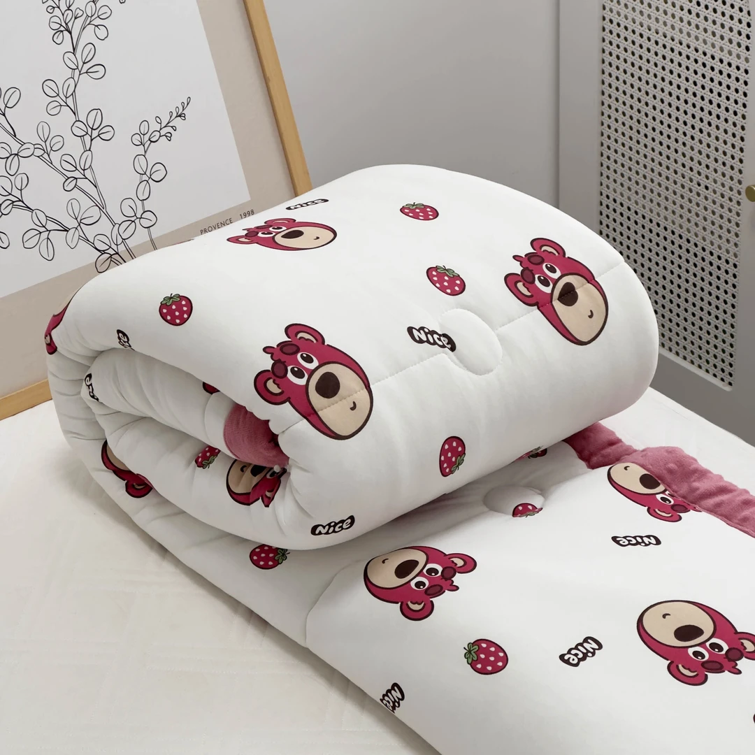 【京かわ会社】针织棉豆豆被150*200cm nice小熊