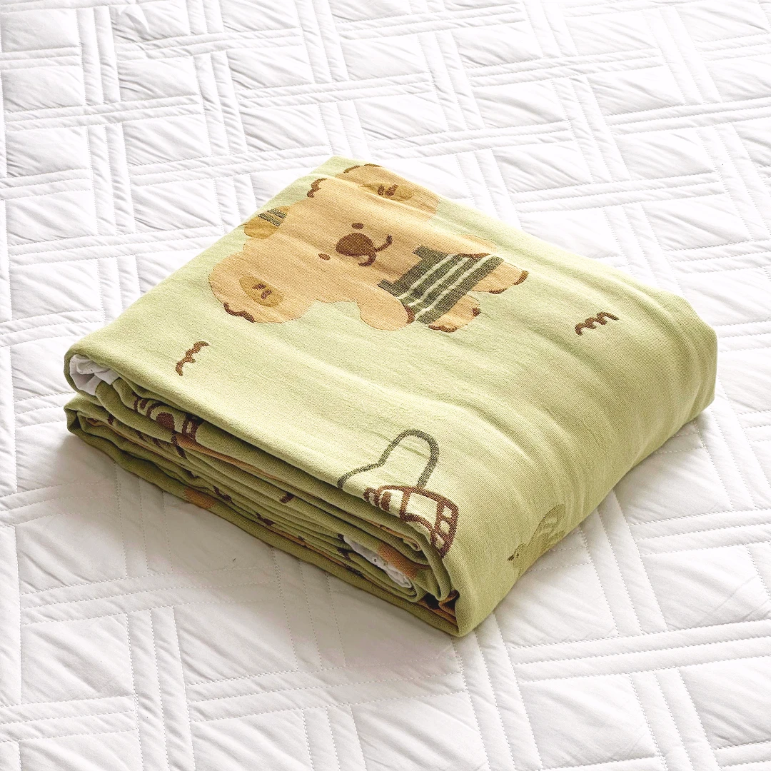 【京かわ会社】泡芙夏季冷感毯 单人盖毯150*200cm 考拉部落