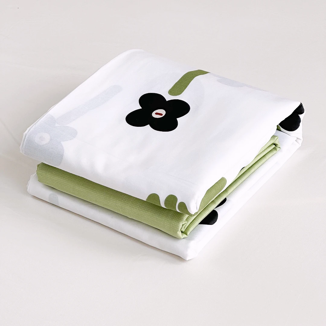 【京かわ会社】高端全棉100支匹马棉四件套 全棉四季床品  花沫