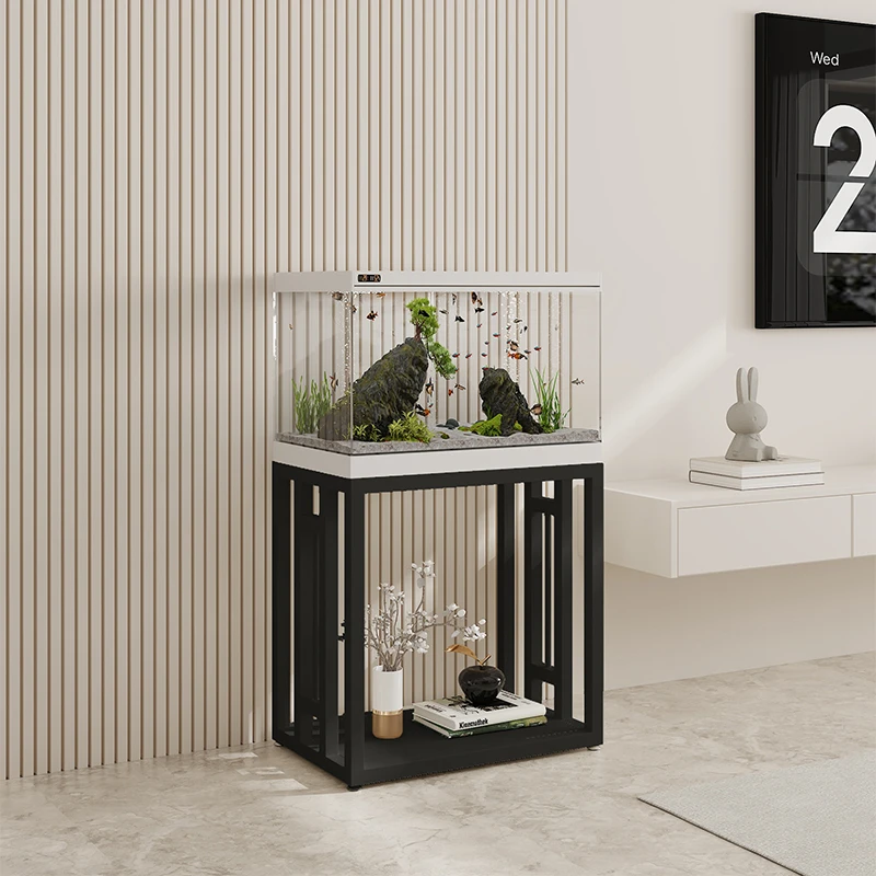 鱼缸架子小米鱼缸架客厅多层鱼缸柜水族箱承重底座定制金属置物架