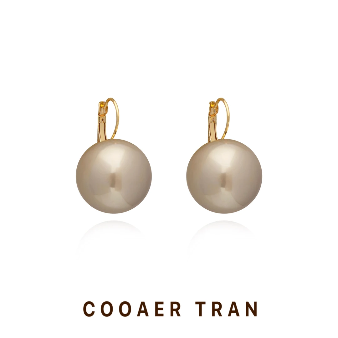 铜合金耳饰 【蕴秋】轻奢时尚精致温柔百搭小众高级感耳饰RH8855#