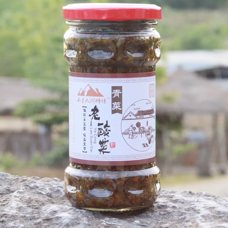 老酸菜|贵州梵净山|传统青菜|儿时记忆|住校初中生|必备美食|250g