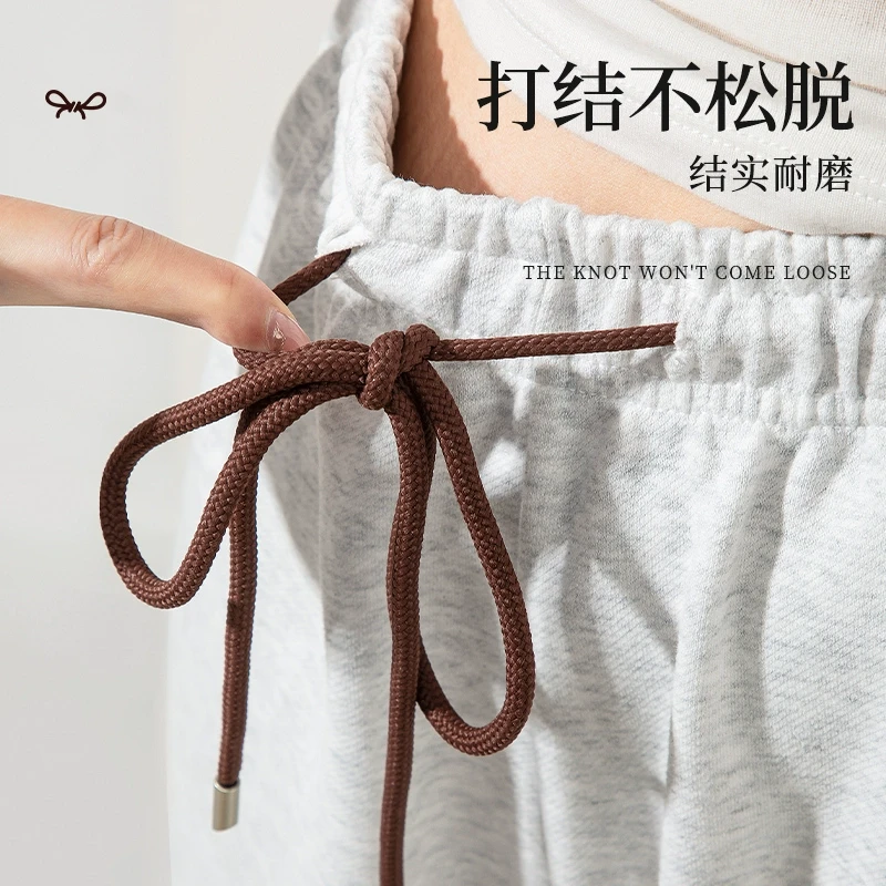 裤子裤带抽绳收裤腰绳子系带卫衣帽子圆绳带子男女运动裤腰带高端