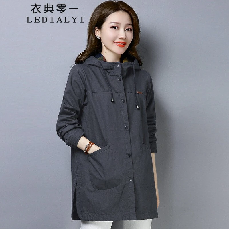 2025春秋季女装新款高档休闲洋气中年小个子风衣外套女中长款大衣