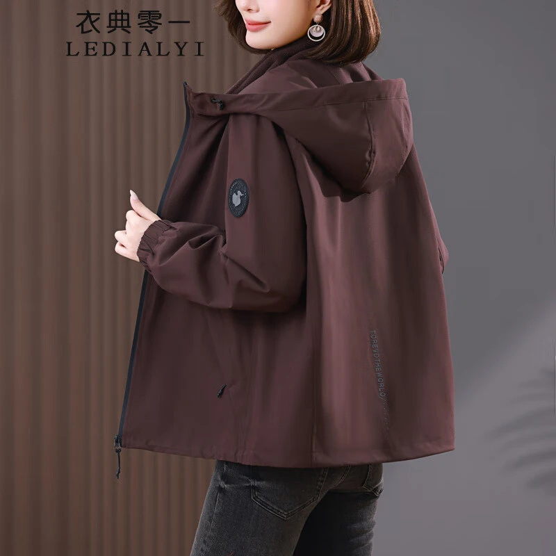 加绒派克服女2024冬季新款宽松显瘦时尚洋气可拆卸加厚保暖外套