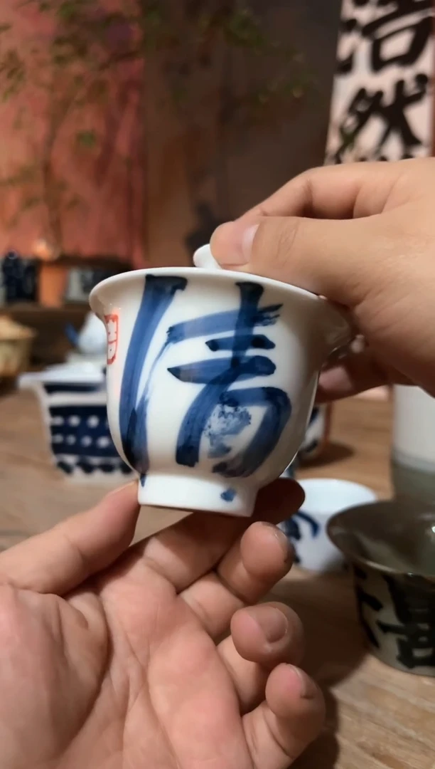 【闪购商品】观云听雨原创手绘茶具