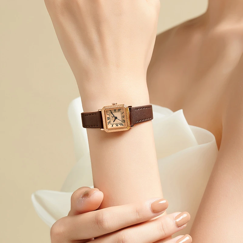 【全国联保】手表女时尚腕表气质百搭潮流方形小巧小方表女款石英表