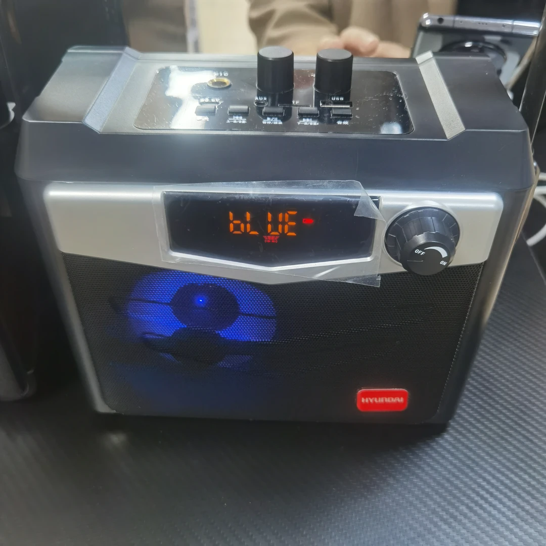 准新品  现代T60手提户外广场舞音响K歌播放器蓝牙无线移动便携式