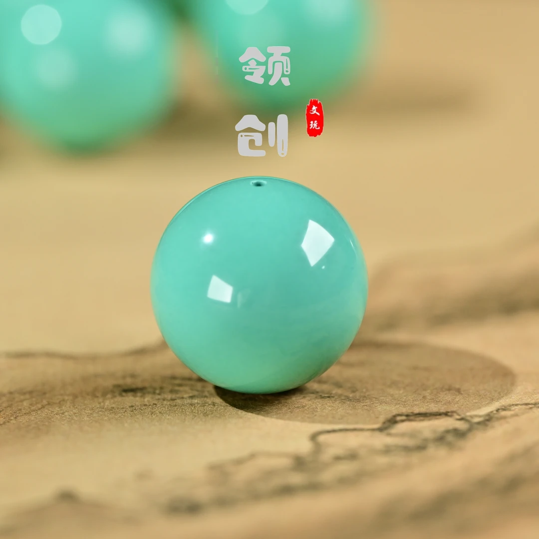 【果冻绿色圆珠】手串配珠顶珠腰珠配饰锁骨 多样性发货