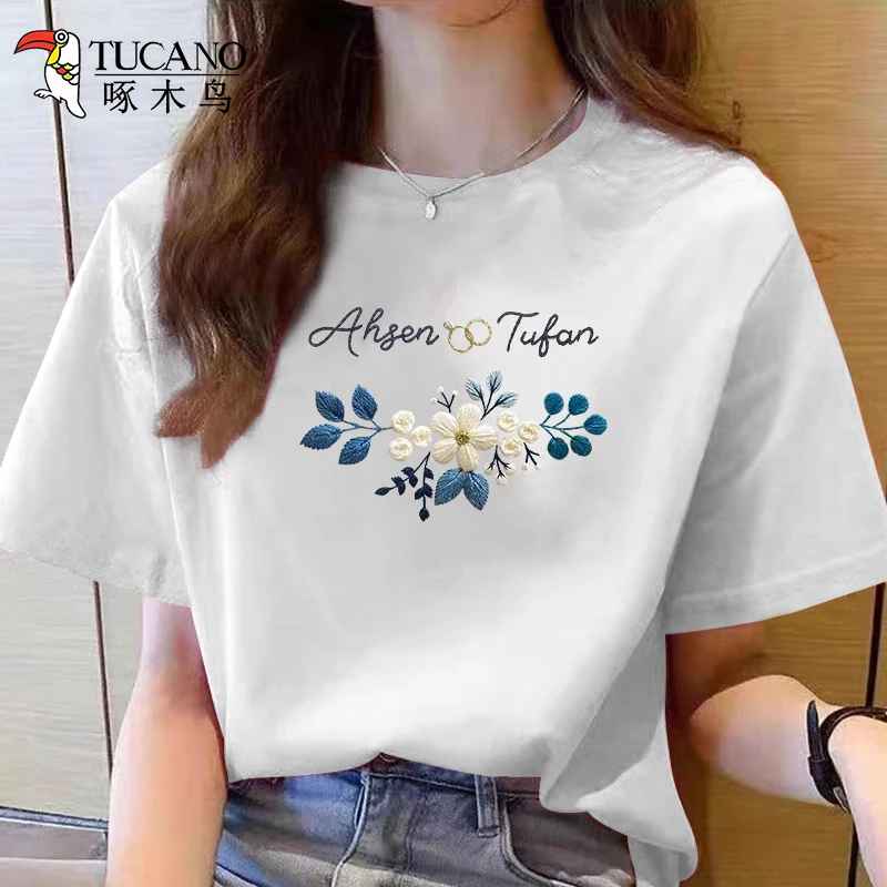 TUCANO/啄木鳥纯棉T恤圆领休闲短袖男女百搭夏季半袖宽松298