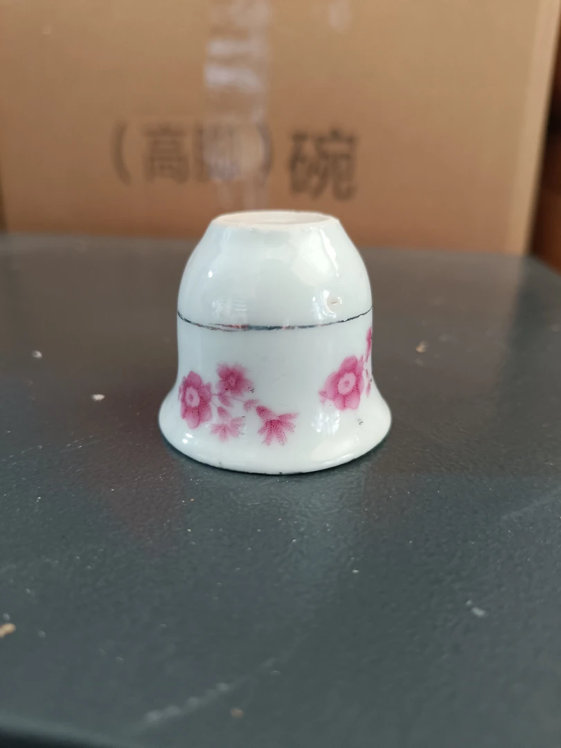 陶瓷小红花手工手绘