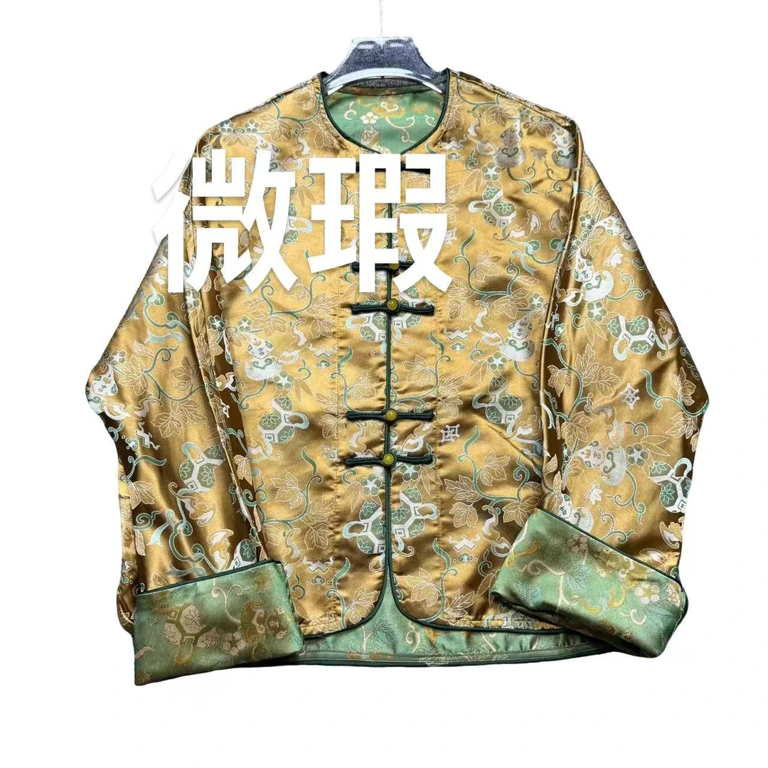 【微瑕葫芦】新中式时尚百搭葫芦纹外套上衣