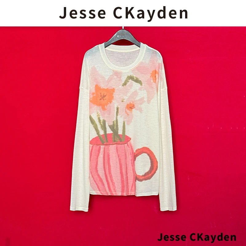 编号53 红尘客栈 气质轻奢宽松显瘦女设计感超好看上衣DP4819