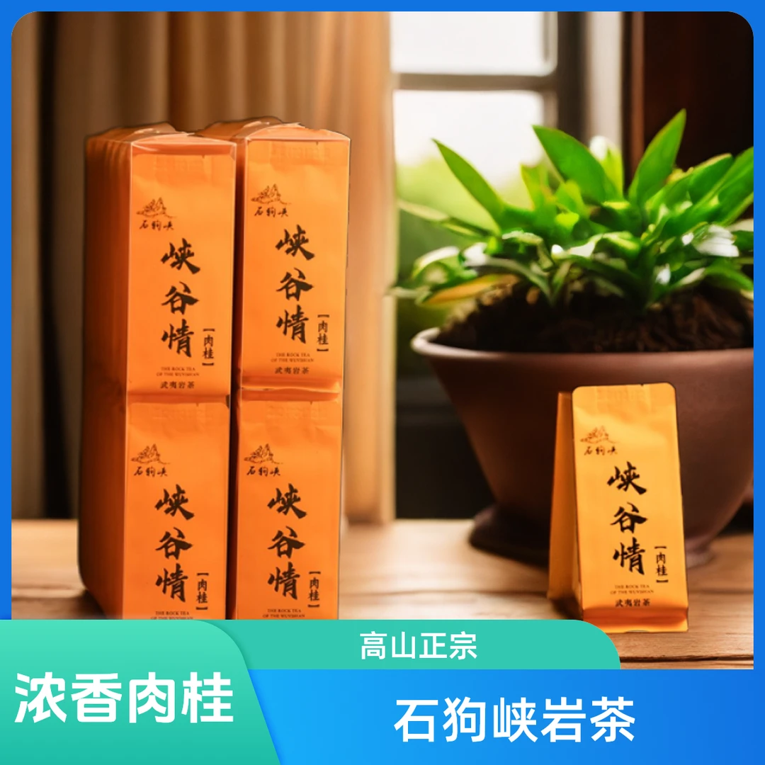 石狗峡正宗高山武夷岩茶大红袍浓香型肉桂武夷岩茶送礼