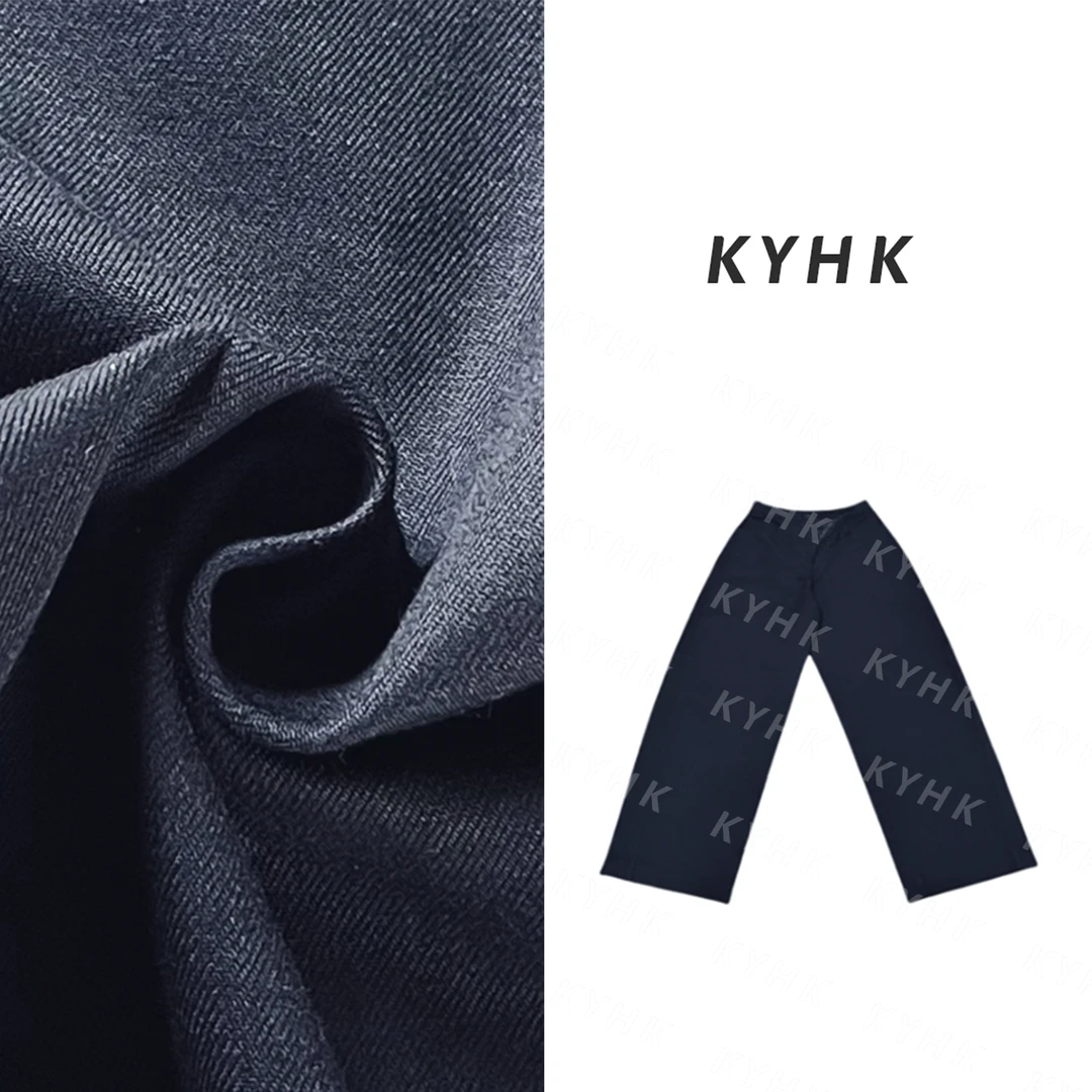 KYHK极简松弛感休闲阔腿吊腿裤241049