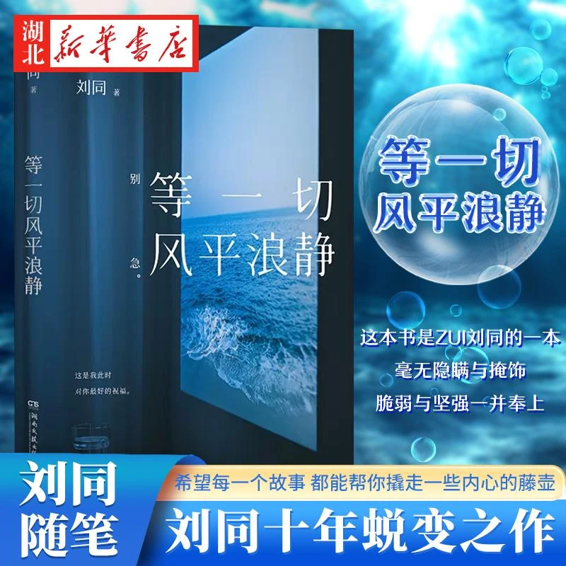 等一切风平浪静 刘同全新随笔 十年蜕变之作 低落