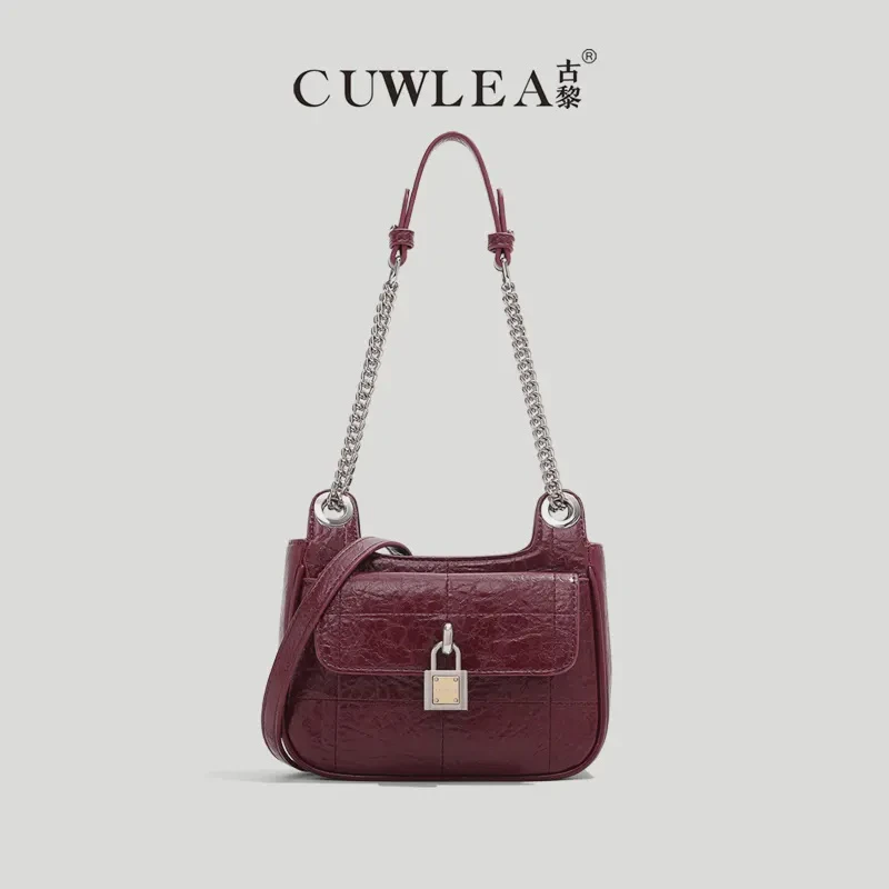 【CUWLEA/古黎】2024年新款单肩斜挎手拎包GL-6225（送礼盒）