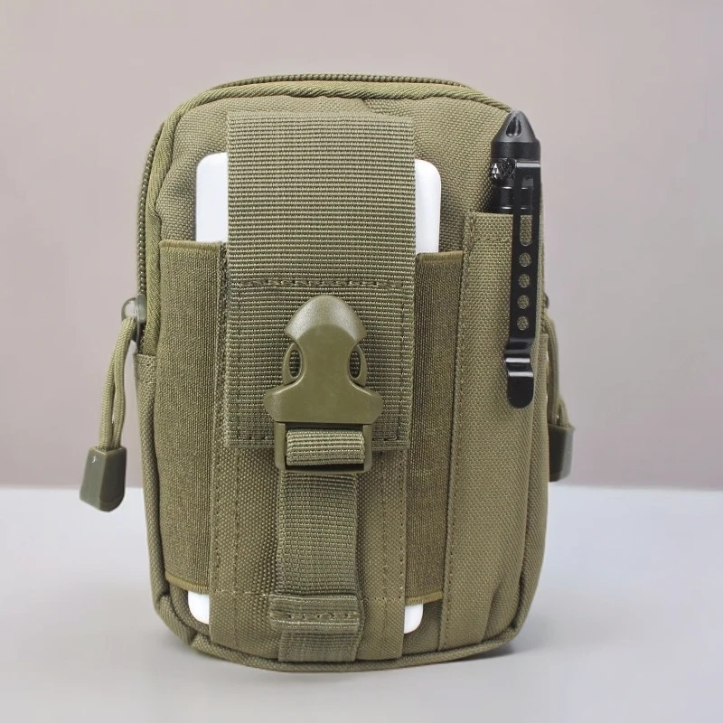 专属腰包手机斜挎男士休闲迷彩耐磨户外运动肩包竖款男士多功能