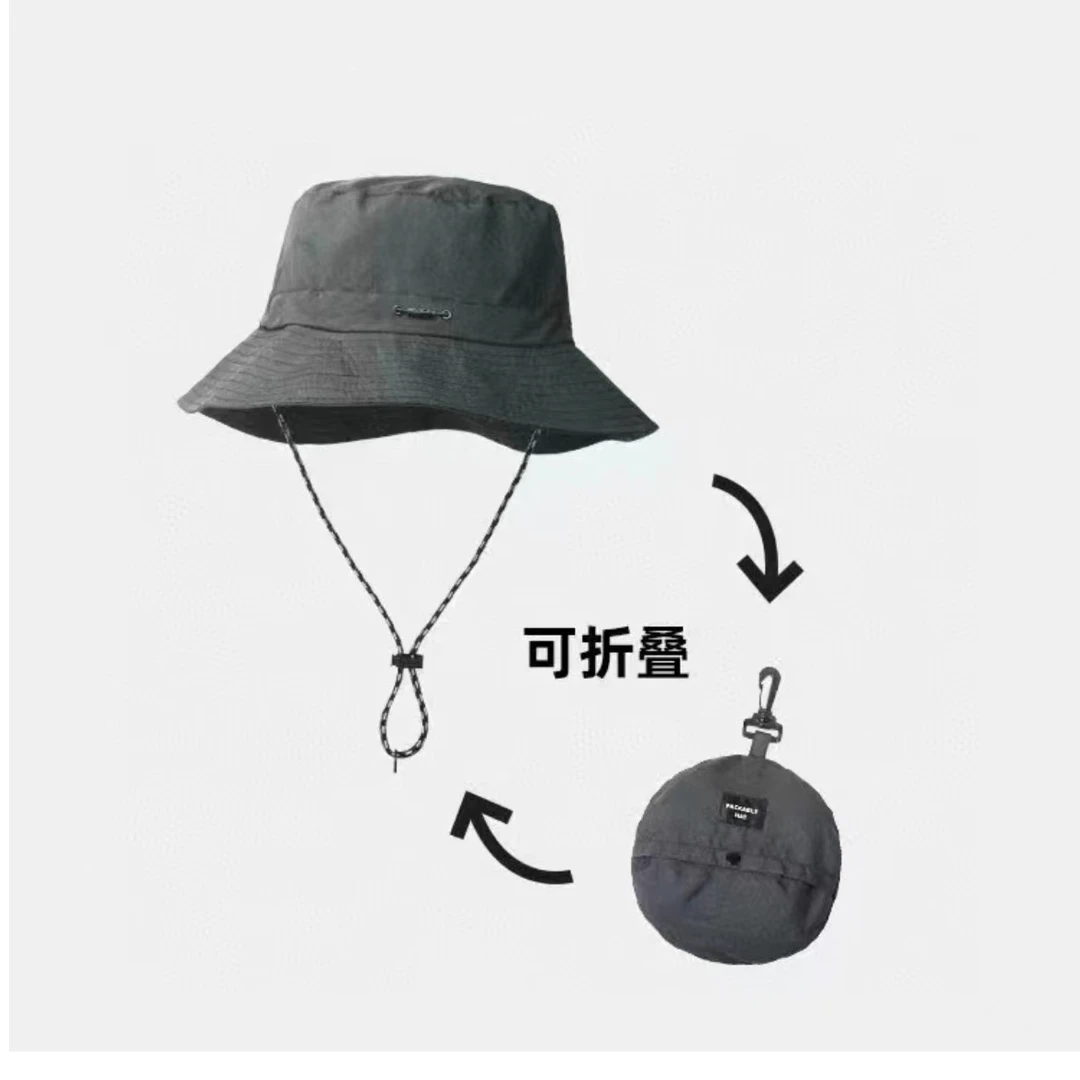《外单》户外休闲男女同款防晒帽夏季钓鱼登山轻薄速干防水渔夫帽