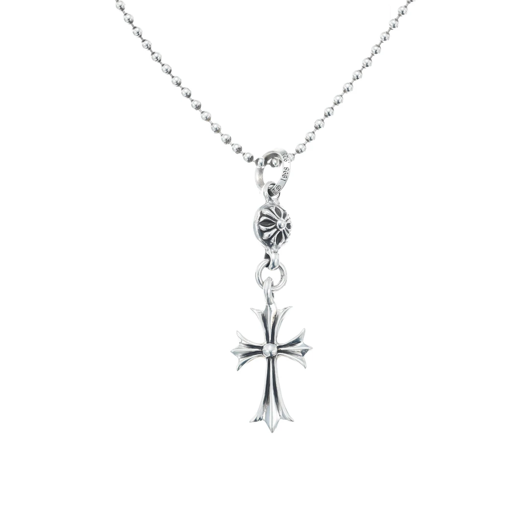 95新 克罗心 Chrome Hearts 1B CH单球十字架项链