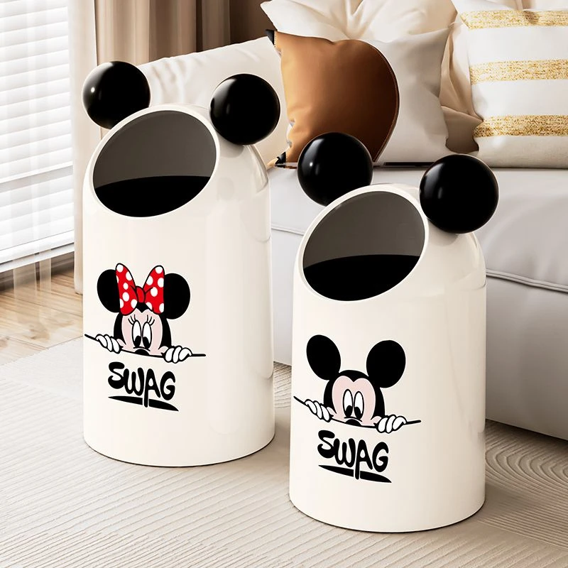 卡通垃圾桶家用创意卡通纸篓客厅卧室高颜值儿童可爱收纳桶大号