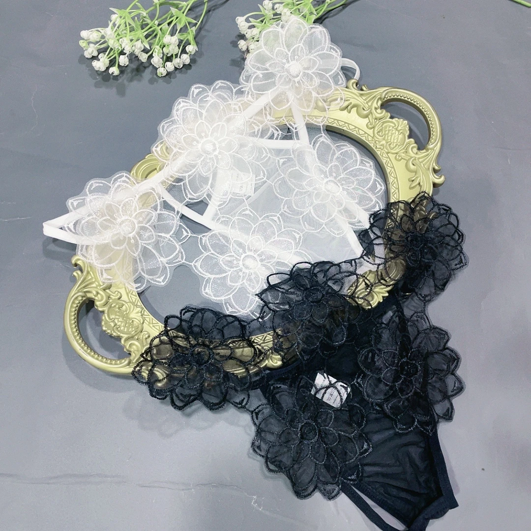 时尚款女士中低腰家居三角裤