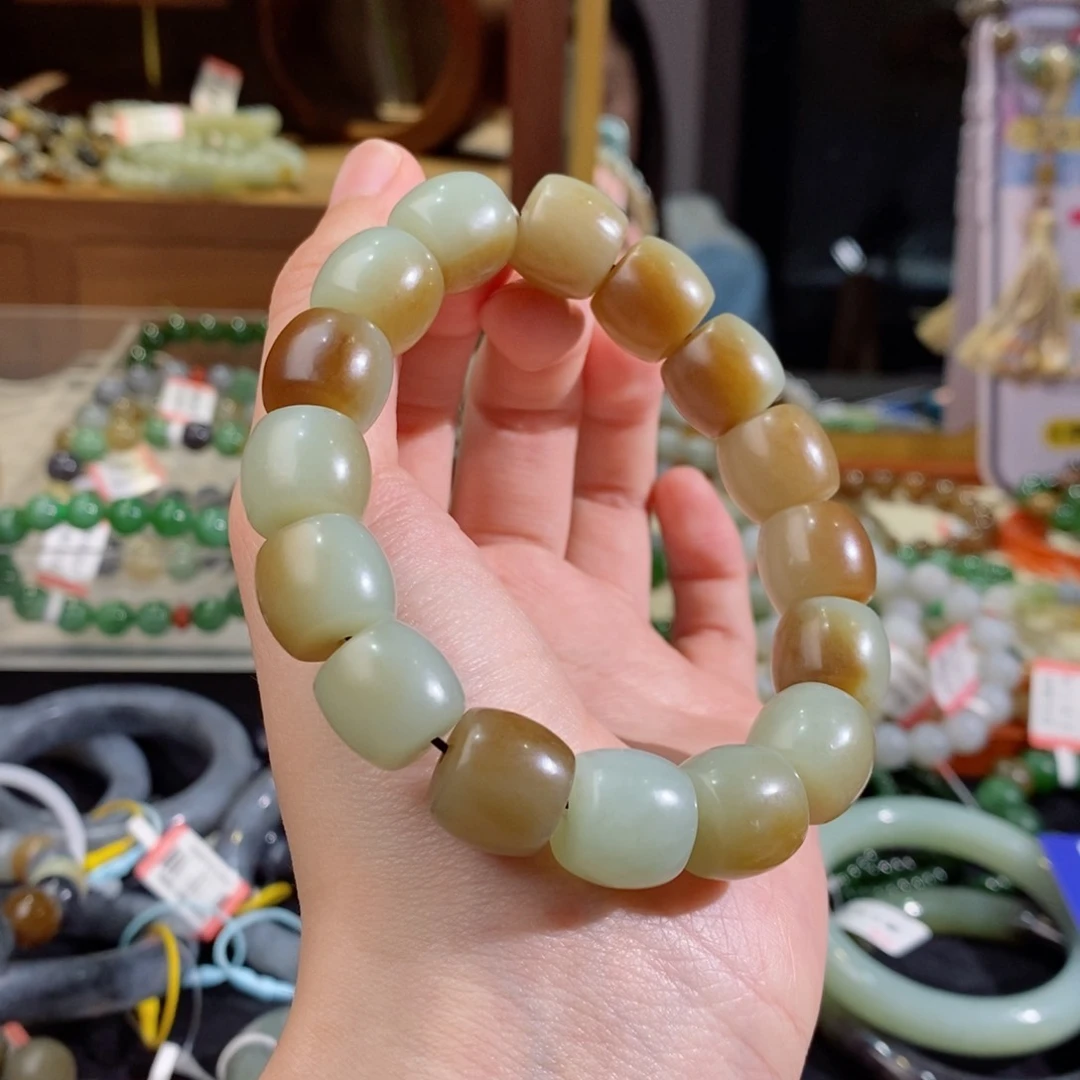 和田玉手链未镶嵌