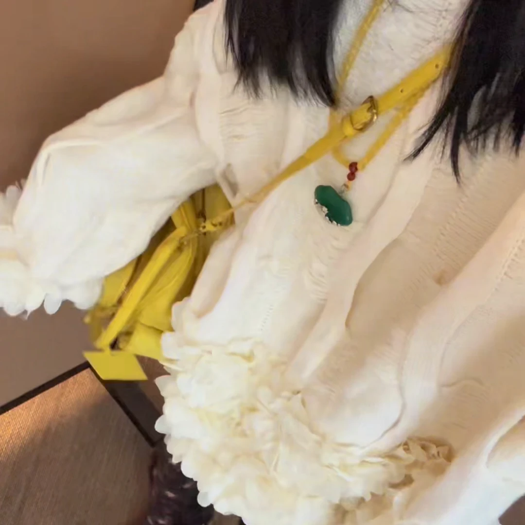 李豆儿小众设计 欧货宽松慵懒风设计款式毛衣