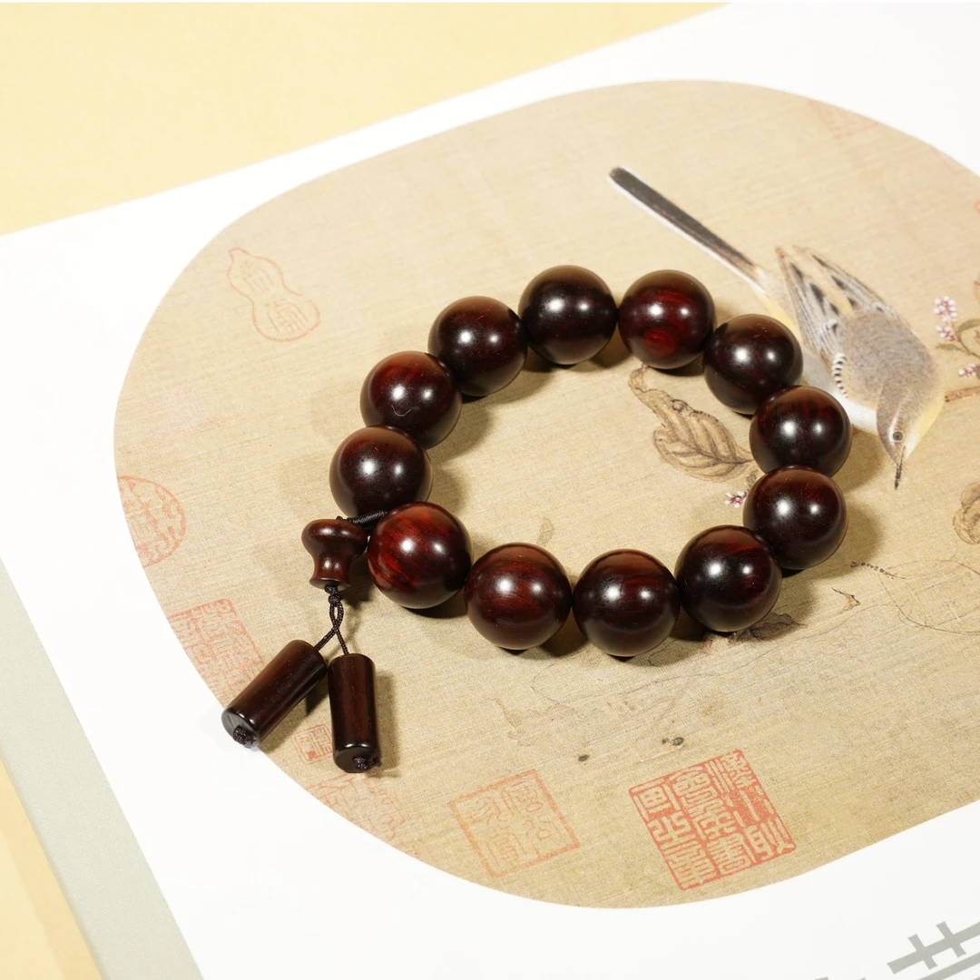 【送长辈】【入门款】经典款2.0×12老料小叶紫檀手串优质文玩好物木质
