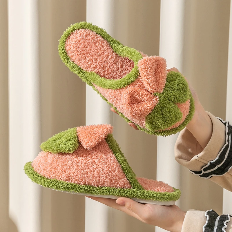 2023新款秋冬季棉拖鞋女士室内家居家用情侣可爱冬款防滑男毛拖鞋