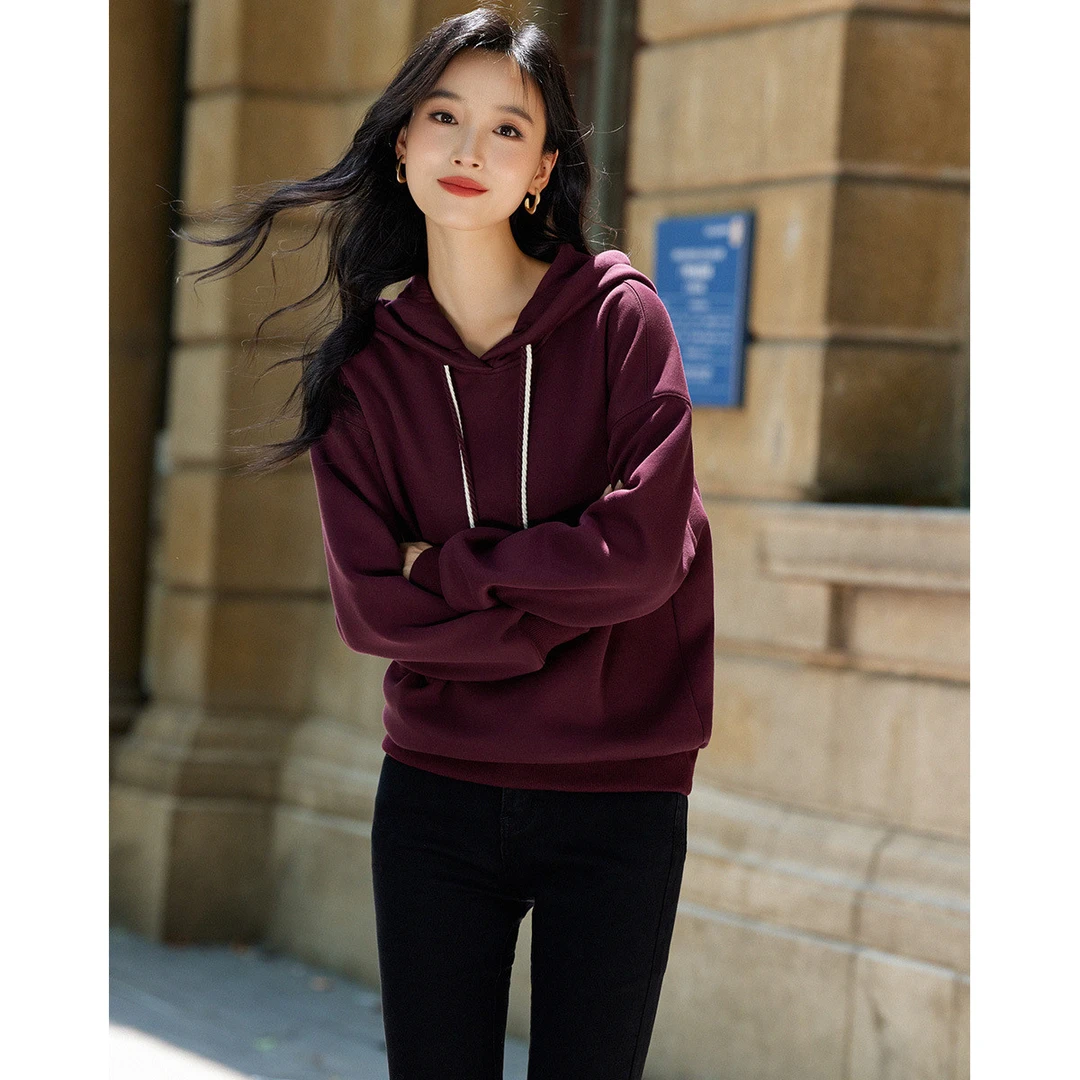 【程总专属】SP923摩登潮流抽绳连帽卫衣