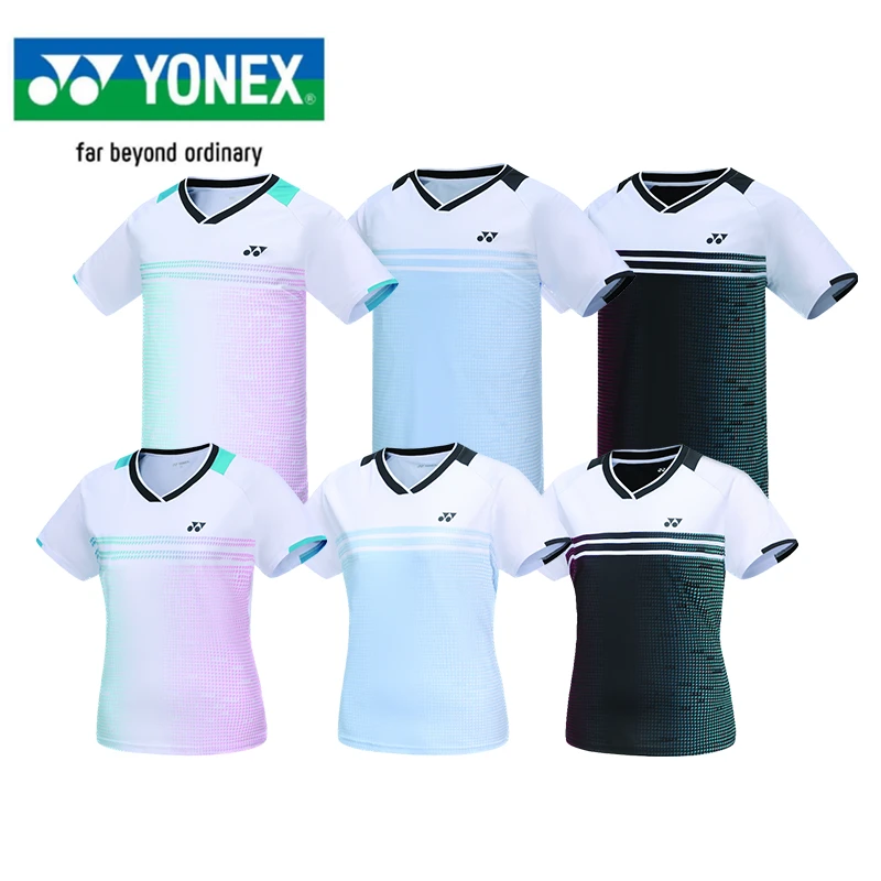 YONEX/尤尼克斯24新款薄荷曼波比赛服夏季透气男女羽毛球服运动服