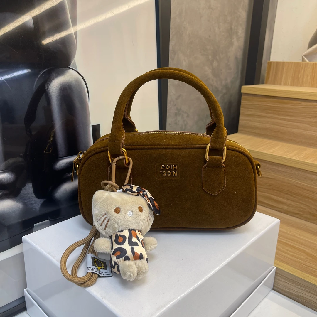 2024新款定制时尚百搭港风单肩包 ins 网红通勤简约斜挎包 (A898)