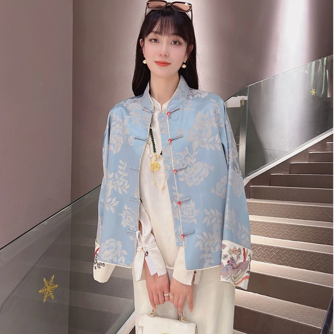 《小妖定制》《兰枝》秋季时尚气质国风新中式长袖日常气质外套2290