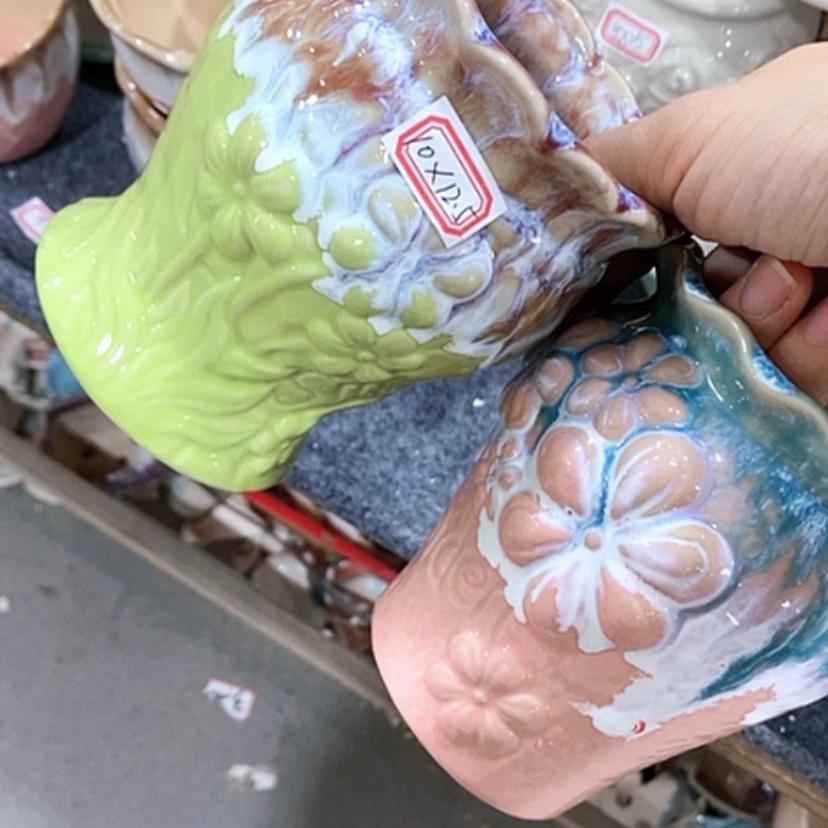 【闪购商品】红陶陶瓷多肉多肉花盆