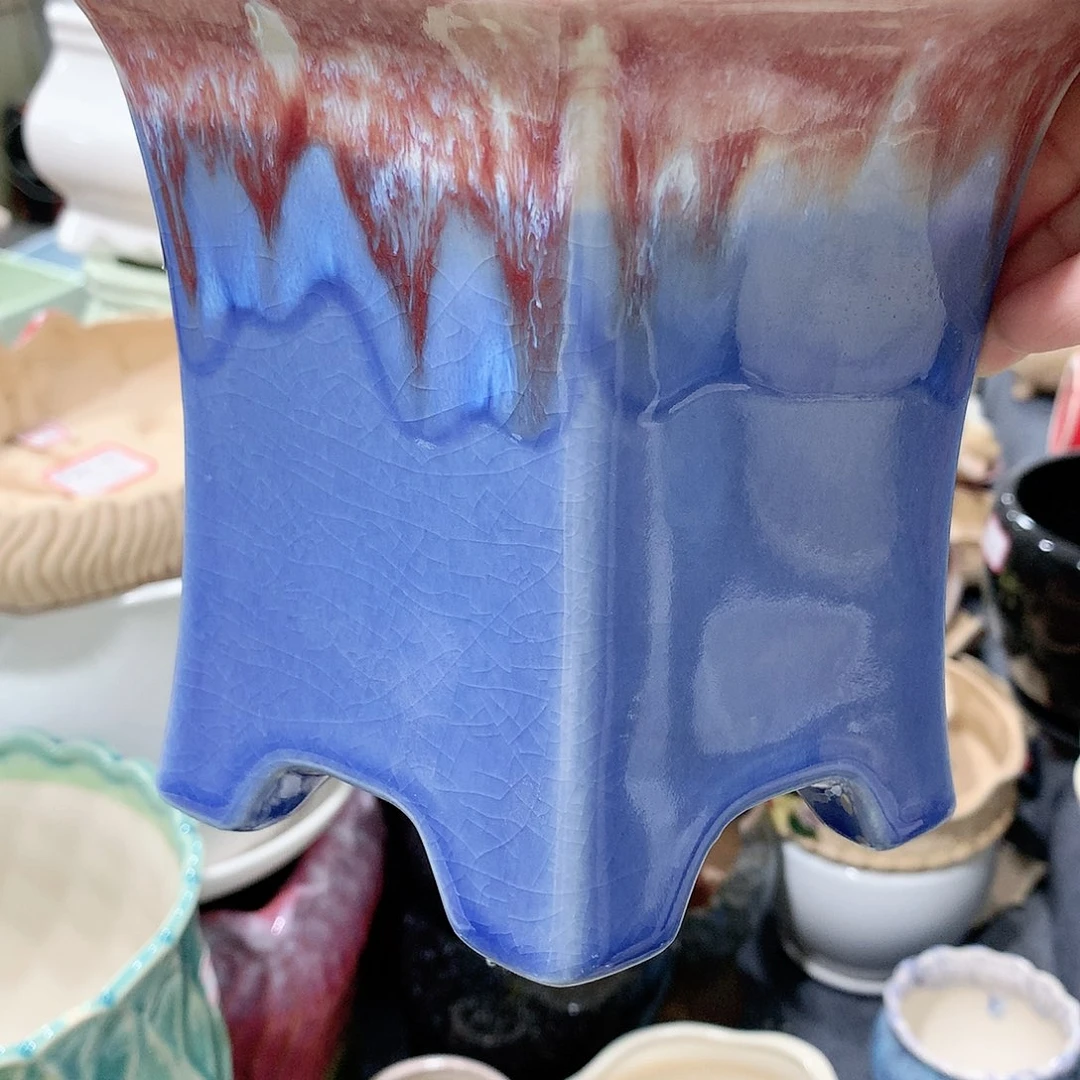 红陶陶瓷多肉花盆