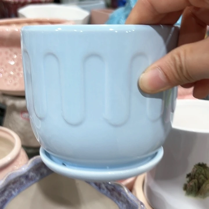 陶瓷20CM以下陶瓷多肉花盆特价
