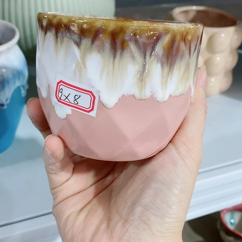 【闪购商品】红陶陶瓷多肉花盆