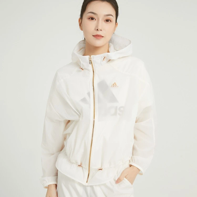 adidas/阿迪达斯女子运动休闲防风防风夹克时尚梭织外套HY2825