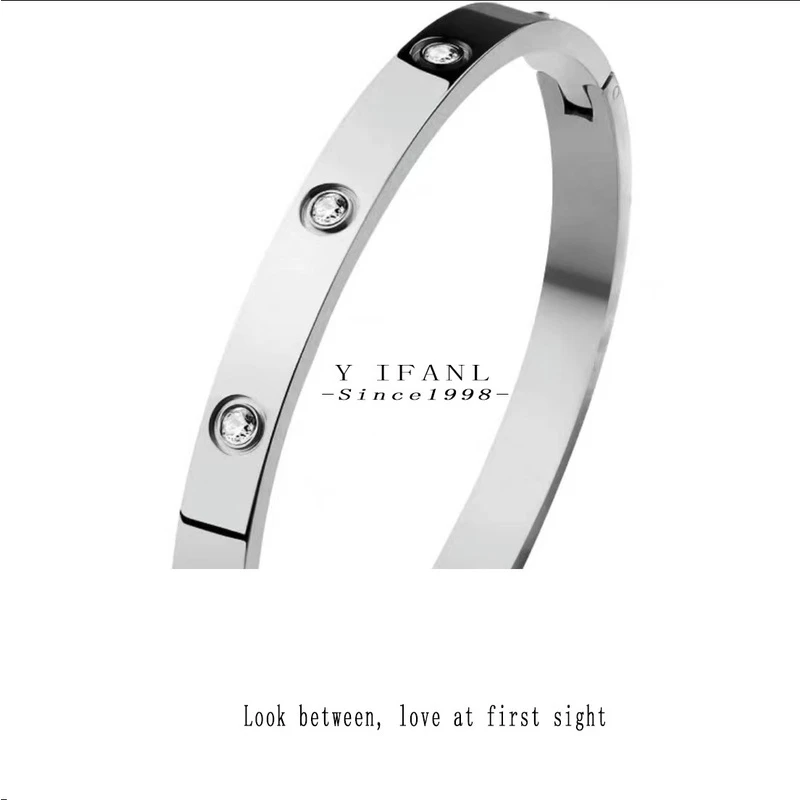 铜合金手镯 2125微镶锆石手镯