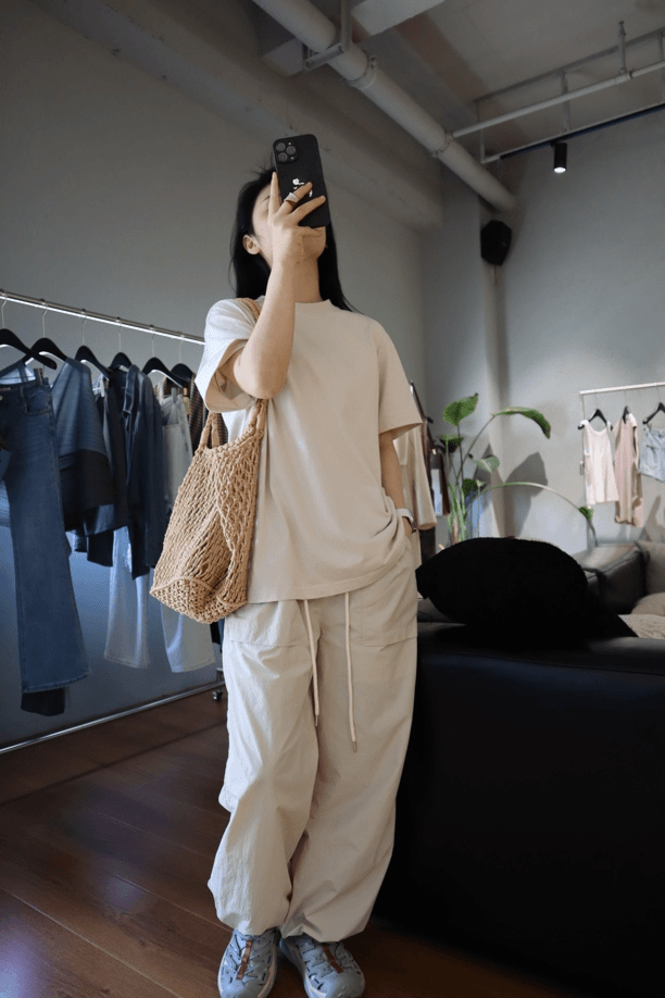 简约利落款超薄速干工装裤