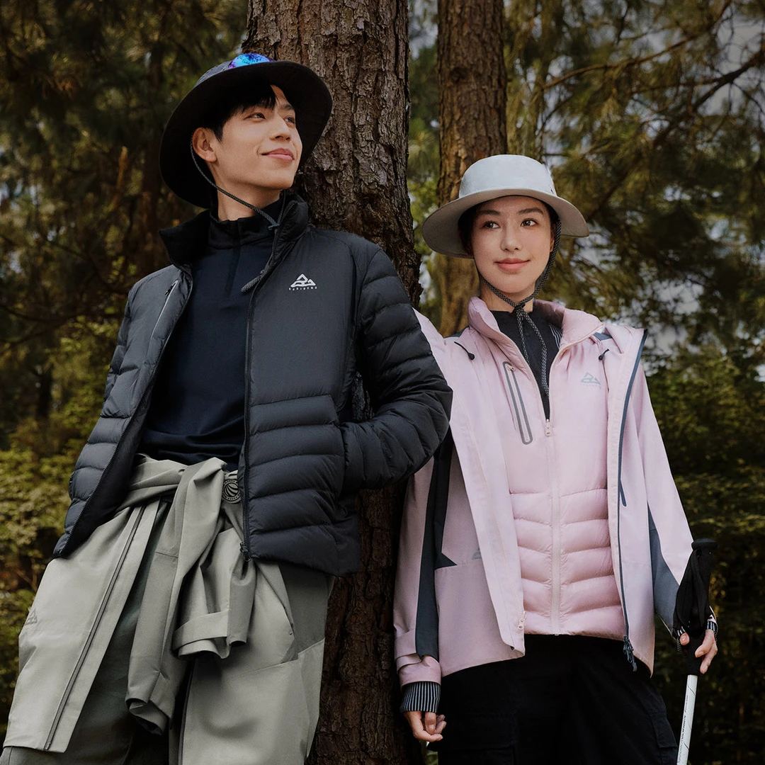 【波司登可拆卸鹅绒内胆】户外登山情侣透气可脱卸冲锋衣羽绒服2420