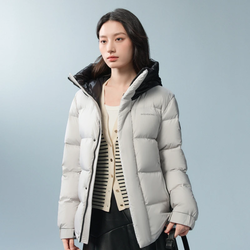 波司登新款女士中长款时尚休闲百搭显瘦保暖外套显瘦简约羽绒服