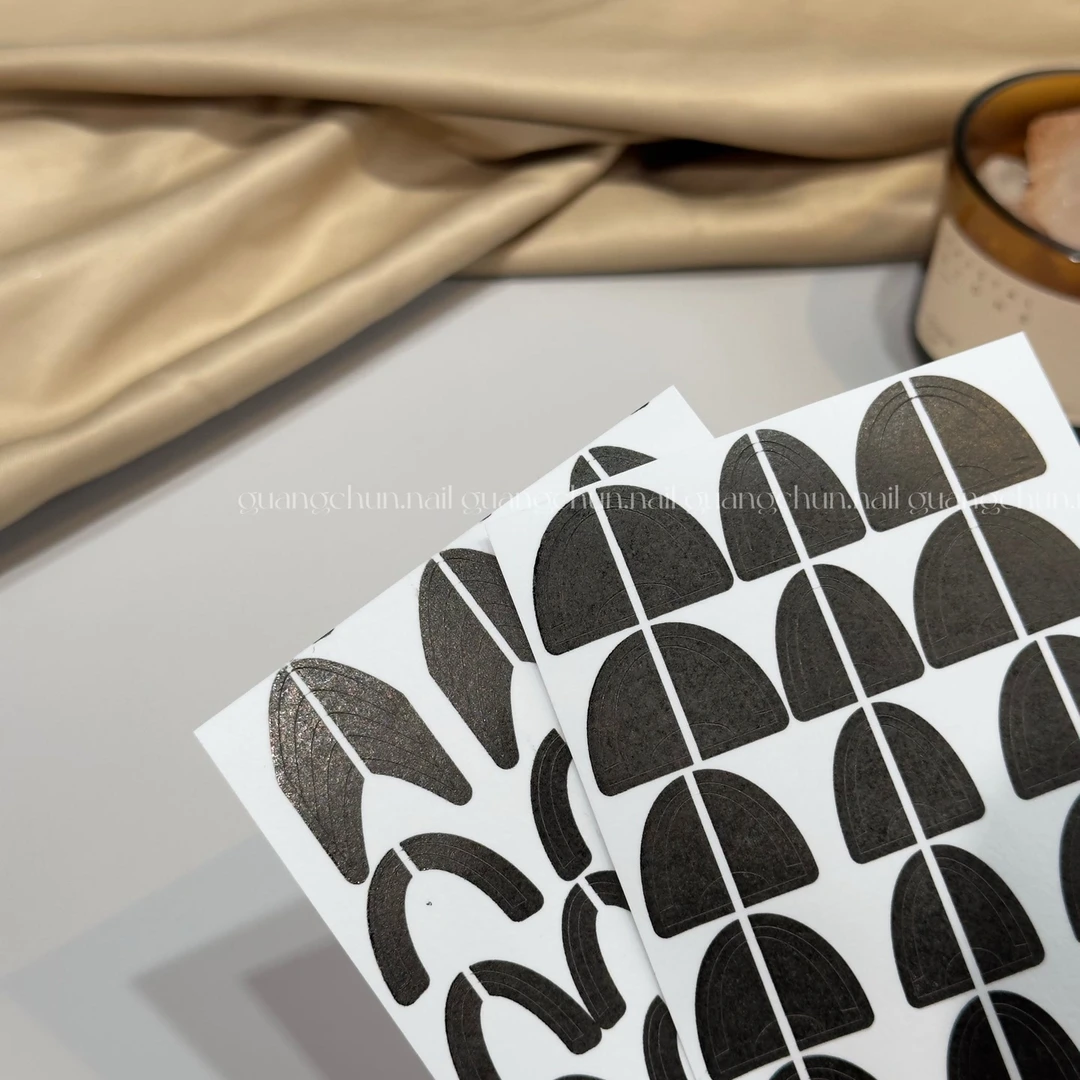 新款喷绘法式贴纸 两张组合 T-196 美甲贴纸