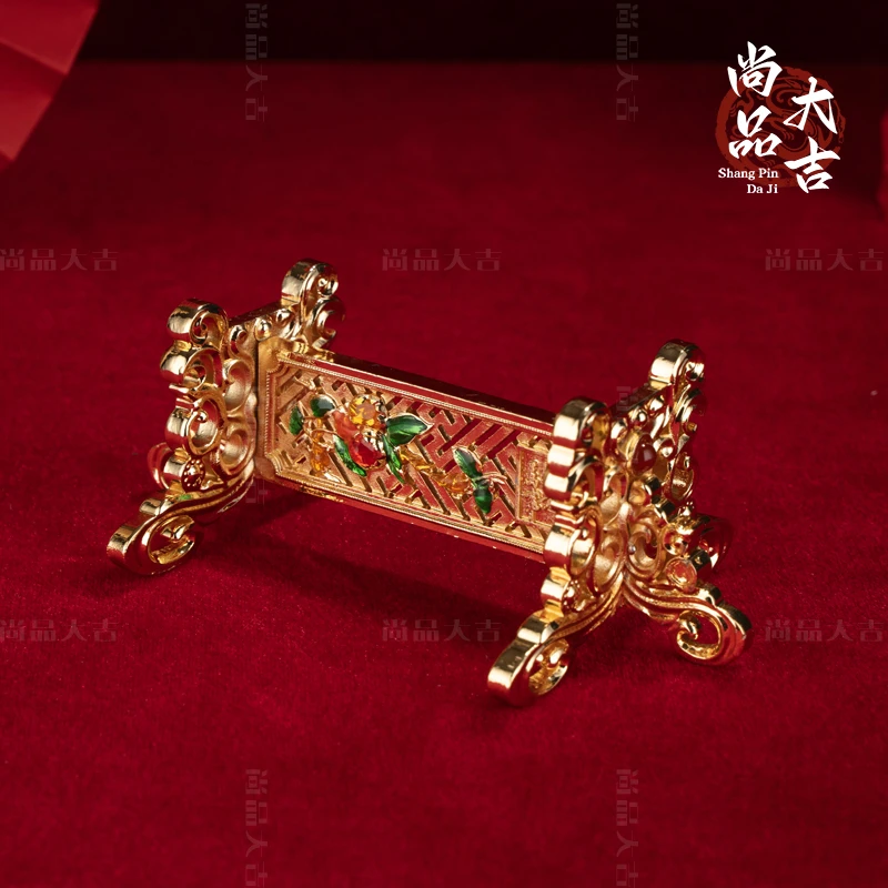 『置物架』珐琅彩工艺品摆件乔迁送礼国风高端礼品新中式宝藏文创