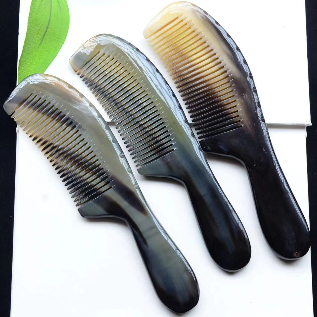 精美工艺品牛角梳牛角梳子正品白水牛角